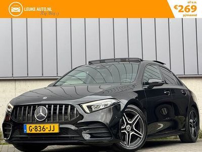 Zwart Gebruikt 2019 Mercedes A180 AMG Sedan | € 24.930 (Eerlijke prijs)