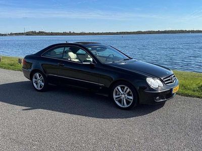 Zwart Gebruikt 2008 Mercedes CLK350 Coupé | € 6.700 (Super prijs)
