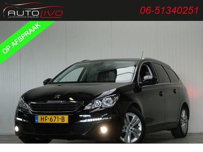 Zwart Gebruikt 2015 Peugeot 308 Stationwagen | € 6.895 (Eerlijke prijs)