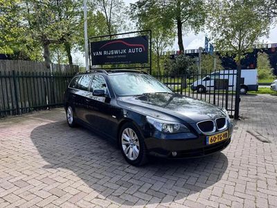 tweedehands BMW 525 5-SERIE Touring d Exe Pano Leder Xenon versnellingsbak schokt