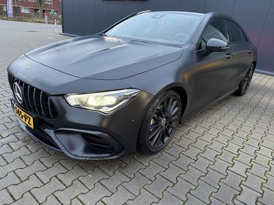 Zwart Occasion 2021 Mercedes CLA180 AMG line Sedan | € 32.000 (Duur)