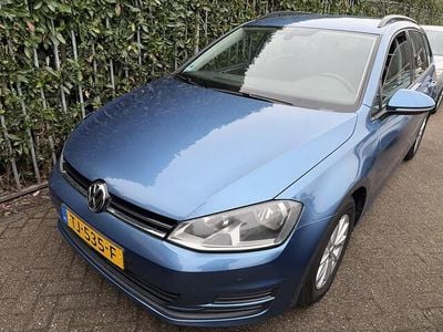 Blauw Occasion 2014 VW Golf VII Highline Stationwagen | € 5.999 (Super prijs)