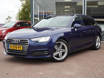 Blauw Occasion 2017 Audi A4 Sport Stationwagen | € 17.499 (Duur)