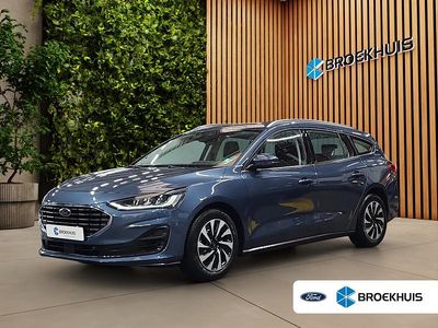 Blauw Occasion 2022 Ford Focus Titanium Stationwagen | € 20.895 (Eerlijke prijs)