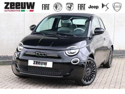 Occasion Fiat 500e La Prima 86 kW (118 PK) 2021 Zwart Cabriolet