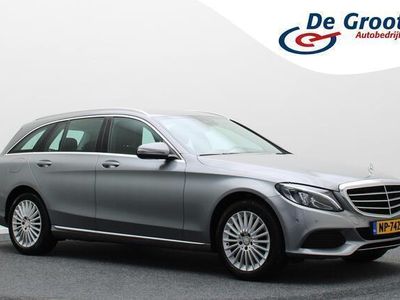 tweedehands Mercedes 180 C-KLASSE EstateAmbition Climate, Cruise, Navigatie, Bluetooth, PDC, 17''