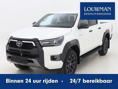 tweedehands Toyota HiLux 2.8 D-4D Double Cab Invincible VAN 4WD | JBL Audio | Leder | 360graden camera | Nieuw direct leverbaar | 204PK | Trekhaak |