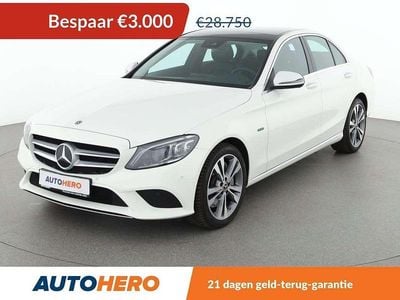 Wit Gebruikt 2021 Mercedes C300e Avantgarde Sedan | € 25.949