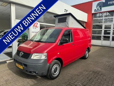 tweedehands VW Transporter TDI 75 KW 1.9 tdi camper uitvoering hefdak camper kenteken