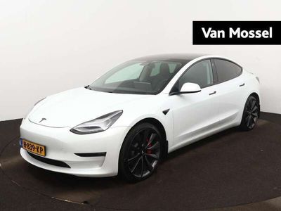 tweedehands Tesla Model 3 Performance 75 kWh | Leder | Panoramadak | Carbon