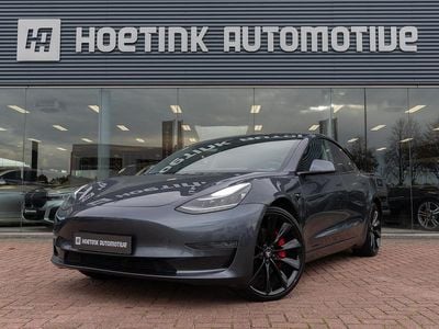 Grijs Occasion 2019 Tesla Model 3 Performance Sedan | € 20.440 (Eerlijke prijs)