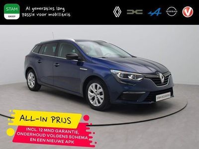 tweedehands Renault Mégane IV Estate TCe 140pk Limited ALL-IN PRIJS! Climate | Cruise | Navi | Stoelverw.