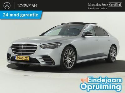 tweedehands Mercedes S450 4Matic AMG | Night pakket | Pan-schuifdak | Multispaaks | Rijassistentie pakket | Airmatic | Inclusief 24 MB Premium Certified garantie voor Europa.