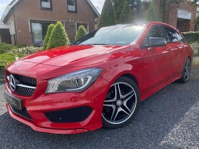 tweedehands Mercedes CLA180 Shooting Brake 180 AMG LINE ORANGEART ED. NAVI XEN