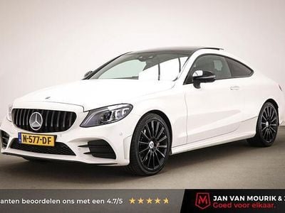Wit Occasion 2019 Mercedes C200 AMG Line Premium Plus Coupé | € 29.450 (Eerlijke prijs)