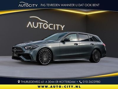 Grijs Occasion 2021 Mercedes C200 AMG line Stationwagen | € 38.950 (Duur)