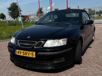 Zwart Gebruikt 2004 Saab 9-3 Cabriolet Aero Cabriolet | € 6.750 (Eerlijke prijs)
