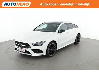 Wit Occasion 2023 Mercedes CLA250e Shooting Brake AMG line Stationwagen | € 32.049 (Super prijs)