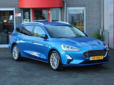 tweedehands Ford Focus Wagon 1.0 EcoBoost Titanium bus. Led/Trekaak/Adaptive Cruise/Camera