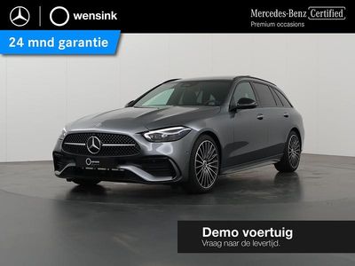 Grijs Occasion 2025 Mercedes C180 AMG line Stationwagen | € 56.850