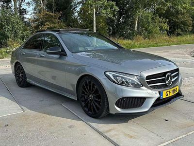 Grijs Occasion 2015 Mercedes C350e AMG Sedan | € 20.499 (Duur)