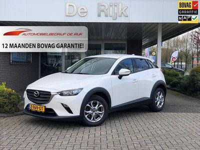 tweedehands Mazda CX-3 2.0 SkyActiv-G 120 Dynamic 'Snowflake White Pearl' | Navi, PDC, Stoelverw., Cruise, Climate, 16'' LMV | Dealeroh. |