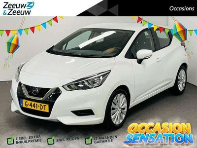 tweedehands Nissan Micra 1.0 IG-T Acenta Airco cruise controle apple carplay android auto zeer lage kmstand