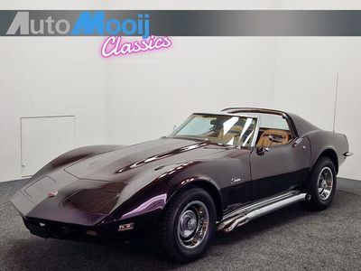 tweedehands Corvette C3 Chevrolet Manual 250 BHP L82 350 V8 / 4-Speed / Matching Numbers *Chrome Bumper* Sidepipes / 1973 One year only / Targa