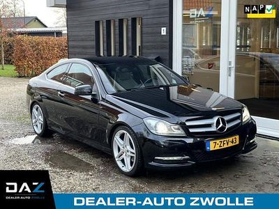 Zwart Occasion 2015 Mercedes C180 Ambition Coupé | € 12.945 (Super prijs)
