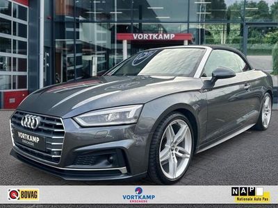 tweedehands Audi A5 Cabriolet 40 TFSI S-LINE TREKHAAK/NEK-VERW/NAVI/CAMERA/ACC