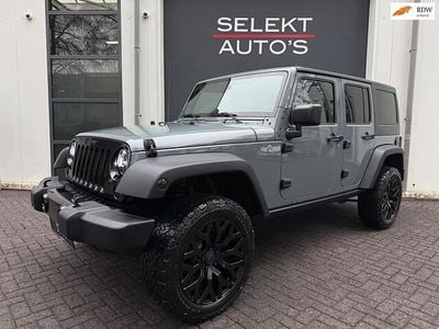 Occasion Jeep Wrangler Unlimited Sahara 284 PK (208 kW) 2015 Grijs SUV