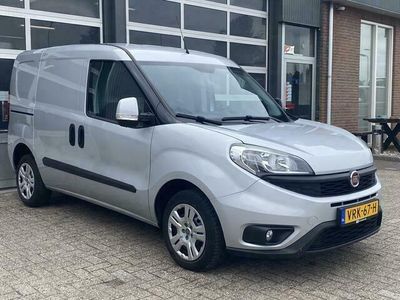 tweedehands Fiat Doblò Cargo 1.3 MJ L1H1 SX Marge Btw en Bpm vrij Airco Cruise controle Navigatie Tussenschot Parkeerhulp achter 1e eigenaar Ex overheid Euro 5 Marge 14x op voorraad