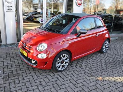 Rood Occasion 2021 Fiat 500C Sport Cabriolet | € 14.850 (Eerlijke prijs)
