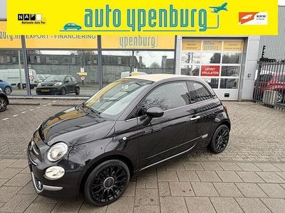 Zwart Occasion 2016 Fiat 500C Lounge Cabriolet | € 8.450 (Eerlijke prijs)