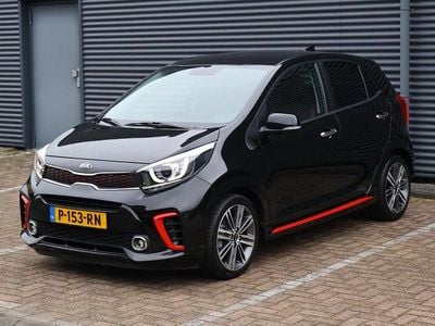 Zwart (metallic) Gebruikt 2018 Kia Picanto GT-Line Hatchback | € 14.295 (Super prijs)