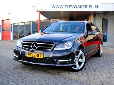 tweedehands Mercedes 180 C-KLASSE Estate156pk Ambition Avantgarde AMG Aut. Xenon|Clima|LMV