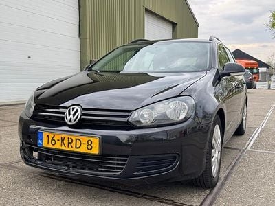 Zwart Occasion 2010 VW Golf Trendline Stationwagen | € 1.950 (Eerlijke prijs)