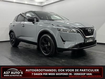 tweedehands Nissan Qashqai 1.5 e-Power Black Edition Pano, 360 camera, Navi, Virtual desk, Stoelverwarming, 12 jaar garantie