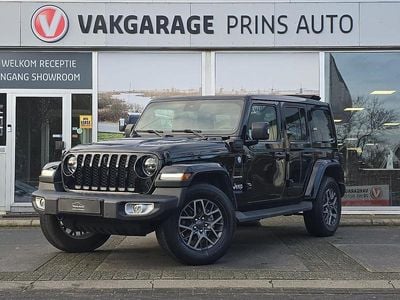 Occasion Jeep Wrangler Unlimited Sahara 379 PK (278 kW) 2022 Zwart SUV