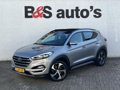 tweedehands Hyundai Tucson 1.6 T-GDi Premium 4WD Panorama Climate Keyless entry Stoelventilatie+verwarming Parksensors V+A