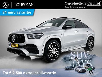 Grijs Gebruikt 2021 Mercedes GLE350 AMG line Coupé | € 71.950 (Iets duurder)