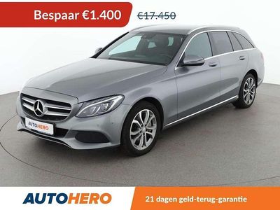 Grijs Occasion 2015 Mercedes C350e Avantgarde Stationwagen | € 16.249 (Eerlijke prijs)