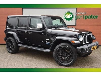 Occasion Jeep Wrangler Unlimited Sahara 381 PK (280 kW) 2022 Zwart SUV