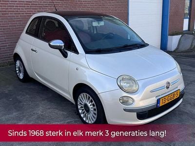 Creme Occasion 2008 Fiat 500 Lounge Hatchback | € 3.190 (Goede deal)