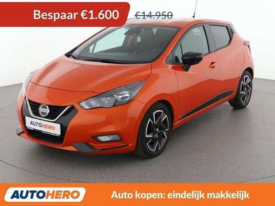 Oranje Occasion 2021 Nissan Micra Acenta Hatchback | € 13.549 (Eerlijke prijs)