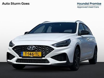 tweedehands Hyundai i30 Wagon 1.5 T-GDi MHEV N Line | Navigatie Full-Map | Sportstoelen | LED Koplampen | Apple Carplay/Android Auto | Stoelverwarming | Dodehoek | Rijklaarprijs!