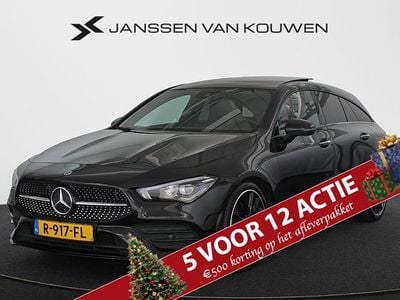 Zwart Gebruikt 2022 Mercedes CLA200 Shooting Brake AMG line Stationwagen | € 29.745 (Iets duurder)