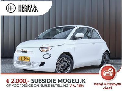 tweedehands Fiat 500e Icon 42 kWh (RIJKLAARPRIJS / 2000 EURO SUBSIDIE / NIEUW / DIRECT UIT VOORRAAD LEVERBAAR)