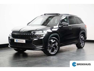 Zwart Nieuw 2025 Skoda Kodiaq SportLine SUV | € 52.900 (Goede deal)