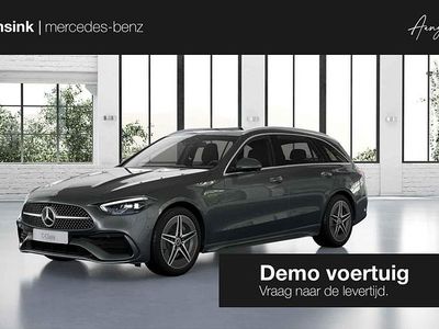 Grijs Occasion 2025 Mercedes C300 AMG line Stationwagen | € 63.450